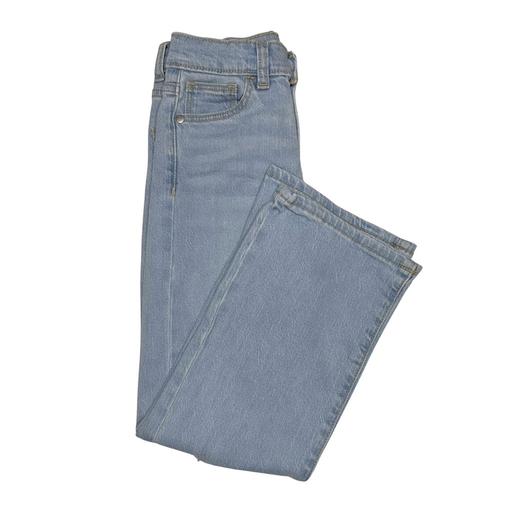 Art Class Straight-Wide Let Distressed Jeans